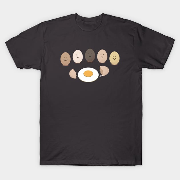 Egg bleed the same color T-Shirt by Chewbarber